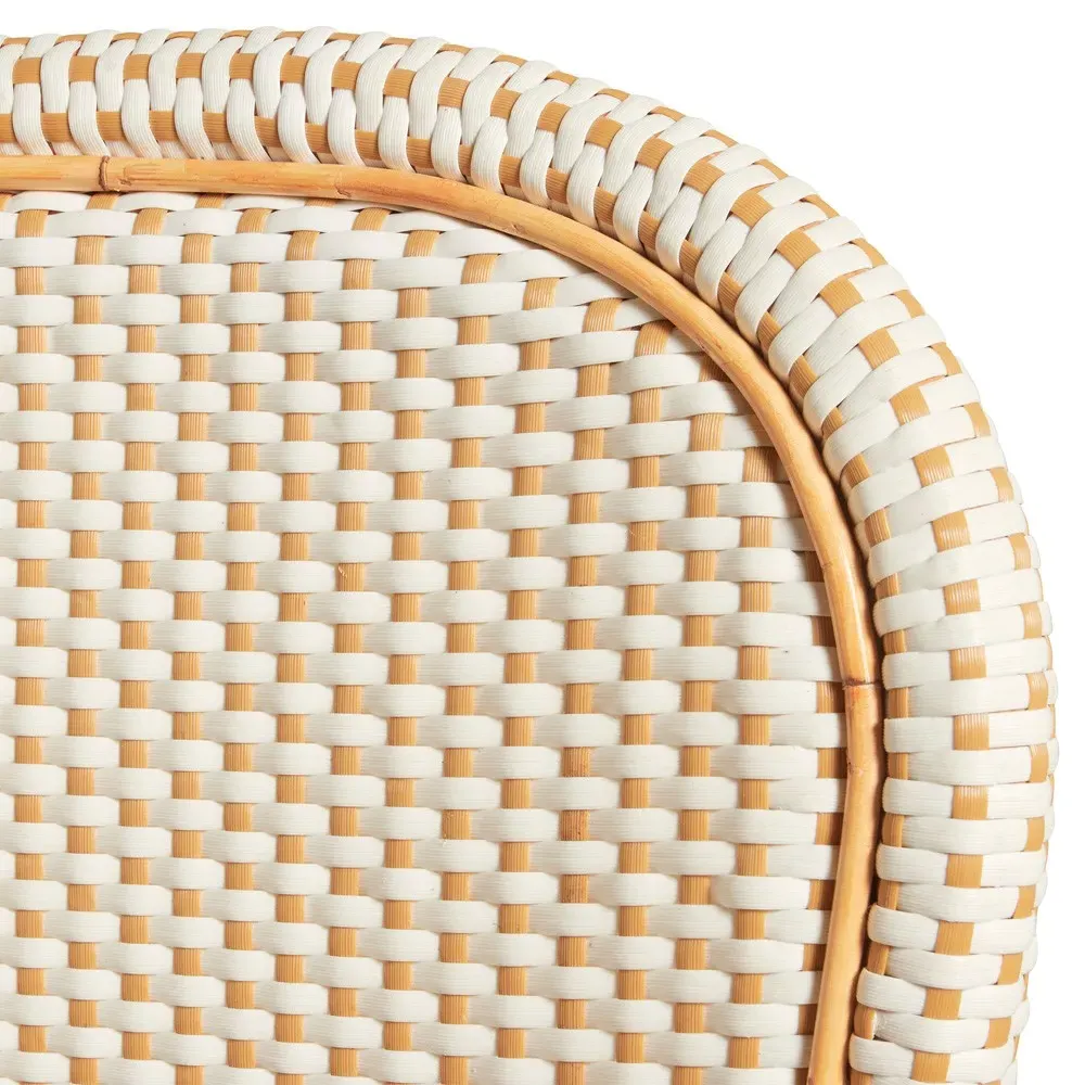 Portia Outdoor Dining Chair - Brown, Rattan