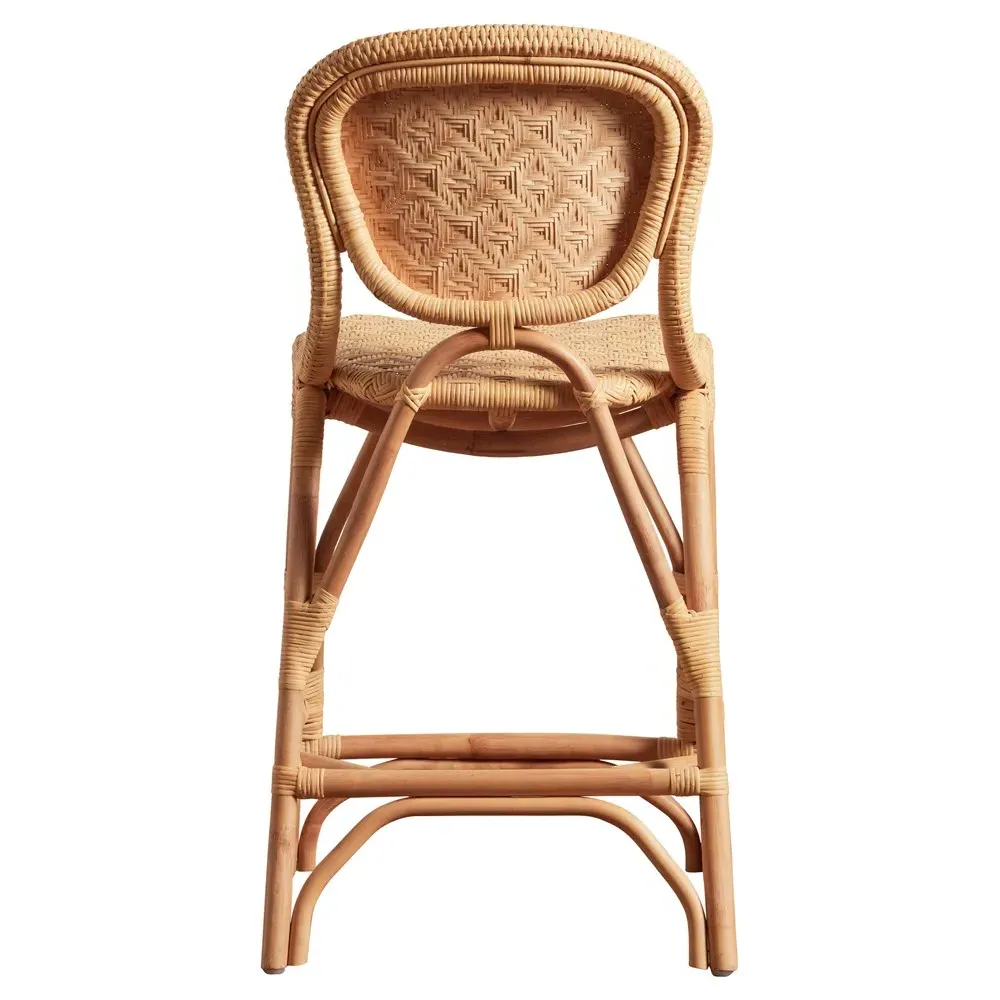 Portia Woven Counter Stool - Natural, Rattan