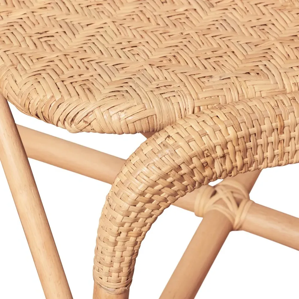 Portia Woven Dining Chair - Natural, Rattan