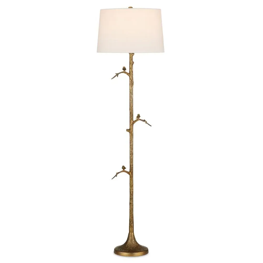 Porto Floor Lamp - Antique Brass, Aluminum