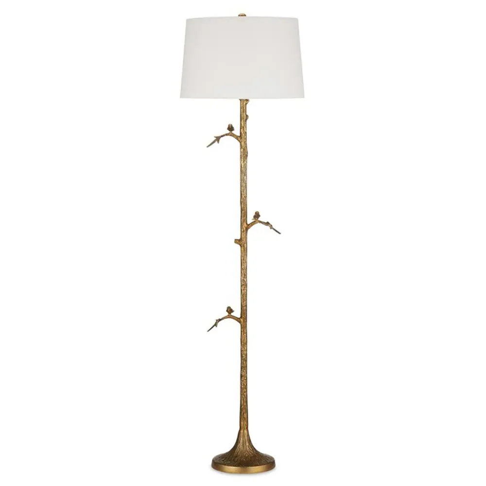 Porto Floor Lamp - Antique Brass, Aluminum