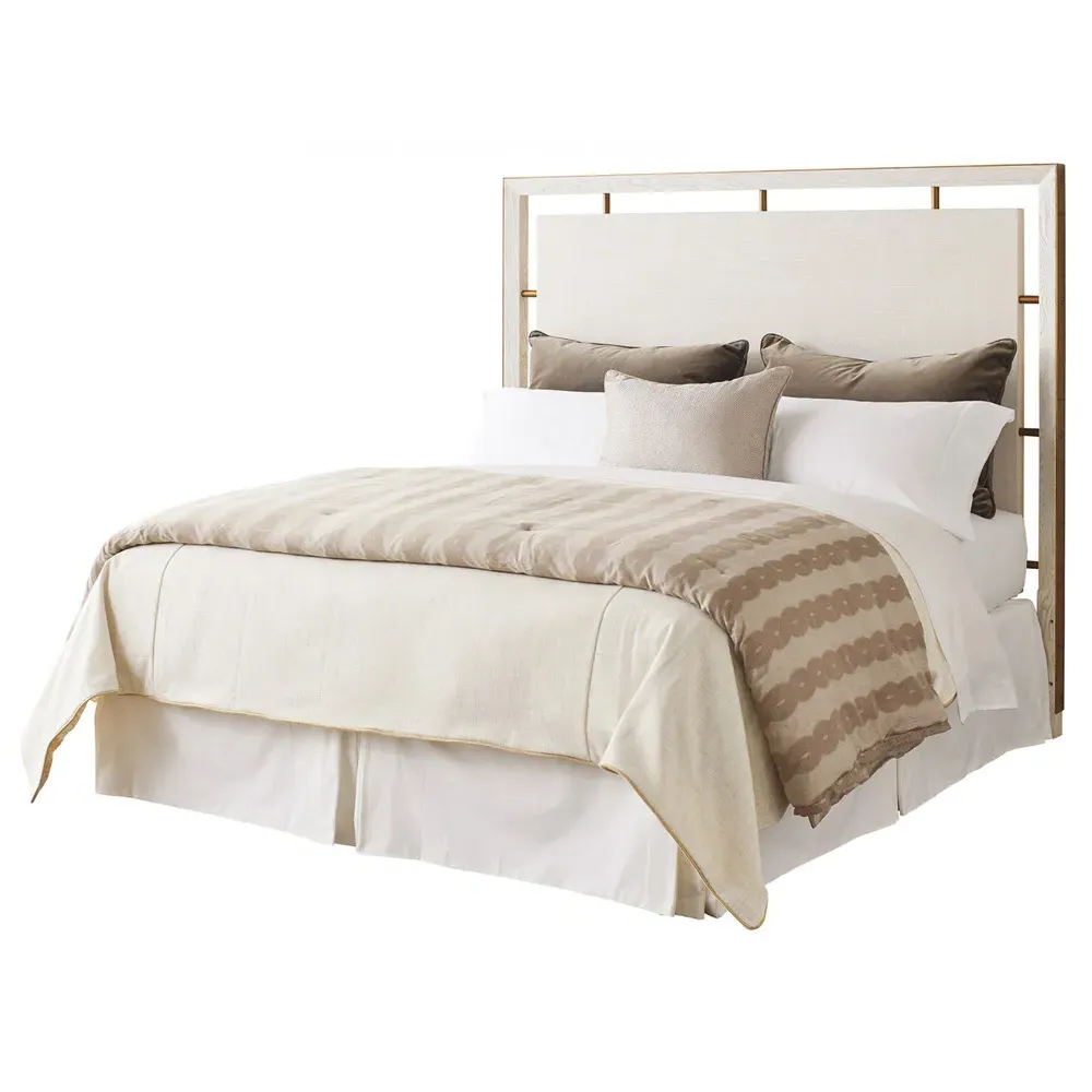Post Ranch Cal King Headboard - White, Veneer Wood