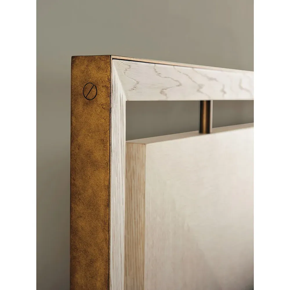 Post Ranch Queen Headboard - White, Veneer Wood