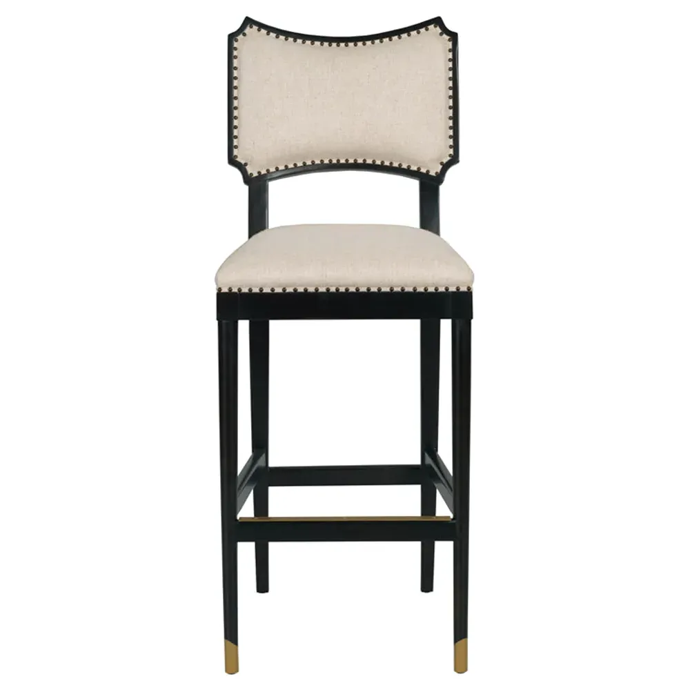 Powers Bar Stool - Amsterdam Black, Hardwood image