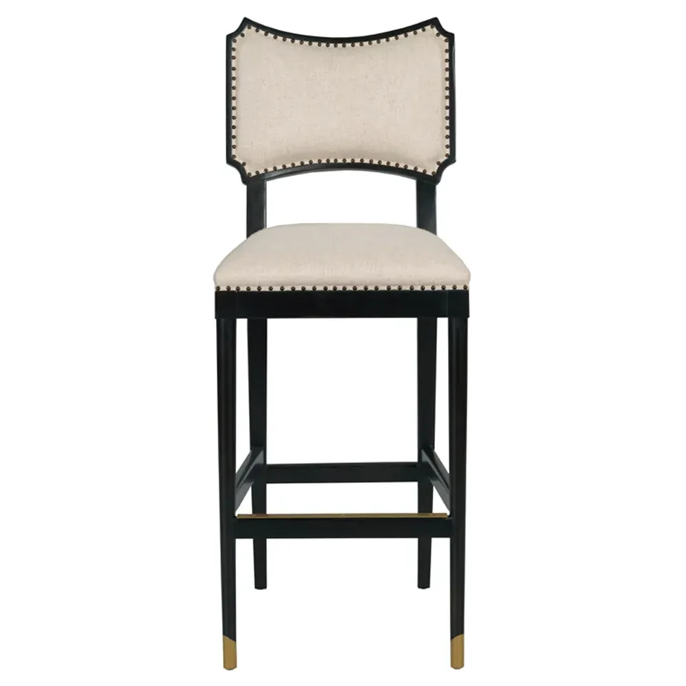 Powers Counter Stool - Amsterdam Black, Hardwood