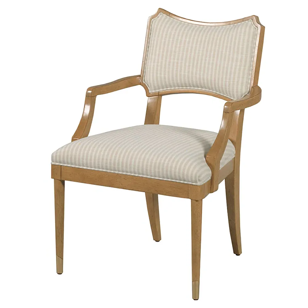 Powers Dining Arm Chair - Cream, Hardwood