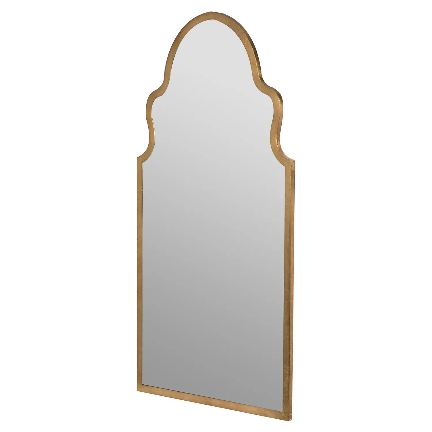 Presley Arch Wall Mirror - Gold, Metal