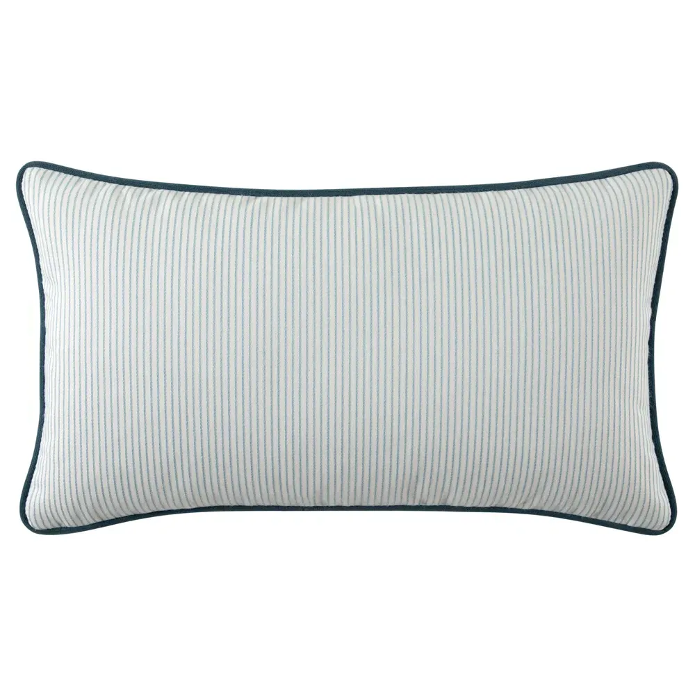 Presley Lumbar Pillow Indoor Outdoor - Blue, Sunbrella