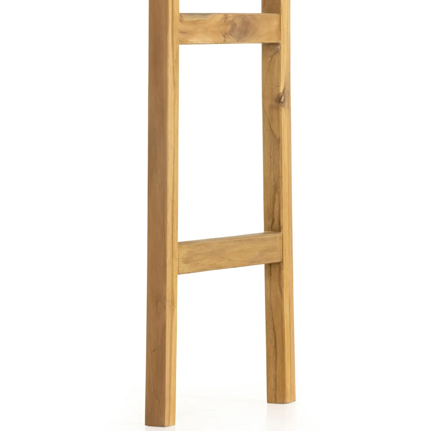 Preston Arched Ladder Wall Shelf - Brown, Teak