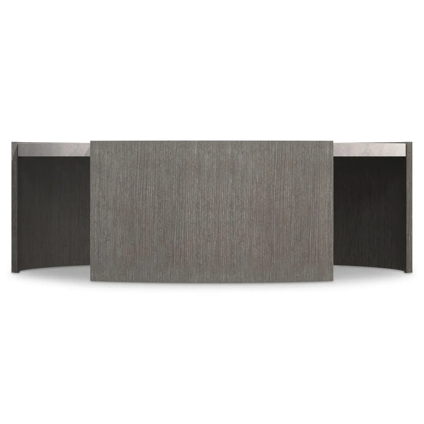 Preston Round Coffee Table - Cream, Concrete