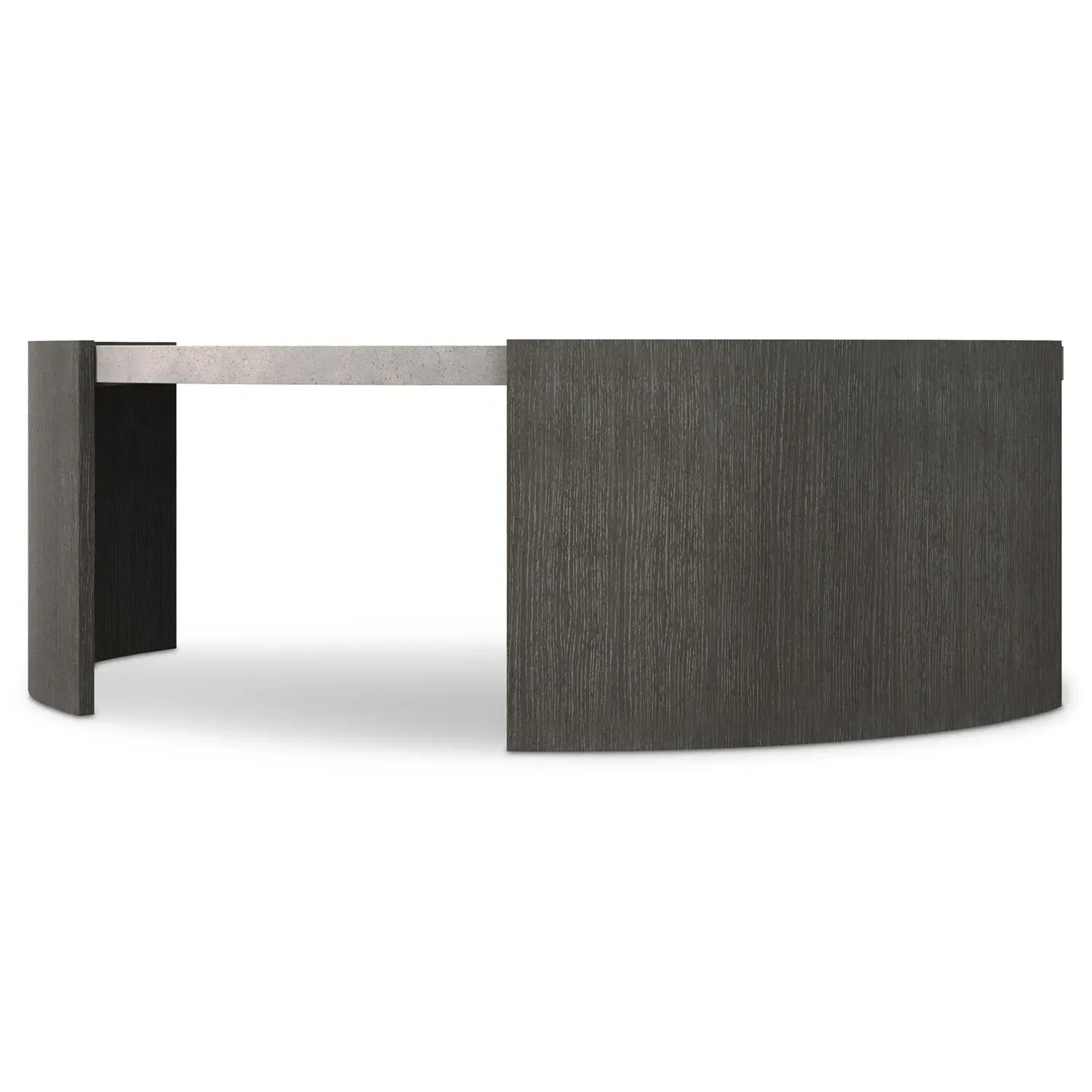 Preston Round Coffee Table - Cream, Concrete