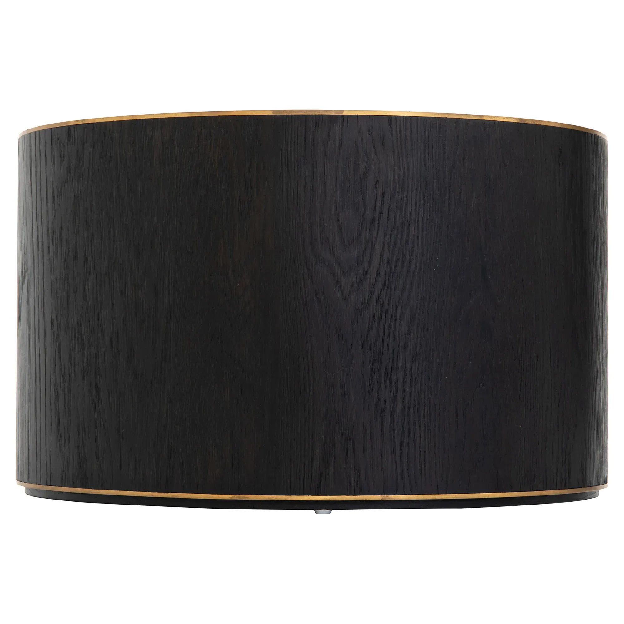 Primo Round Starburst Coffee Table - Black, Oak