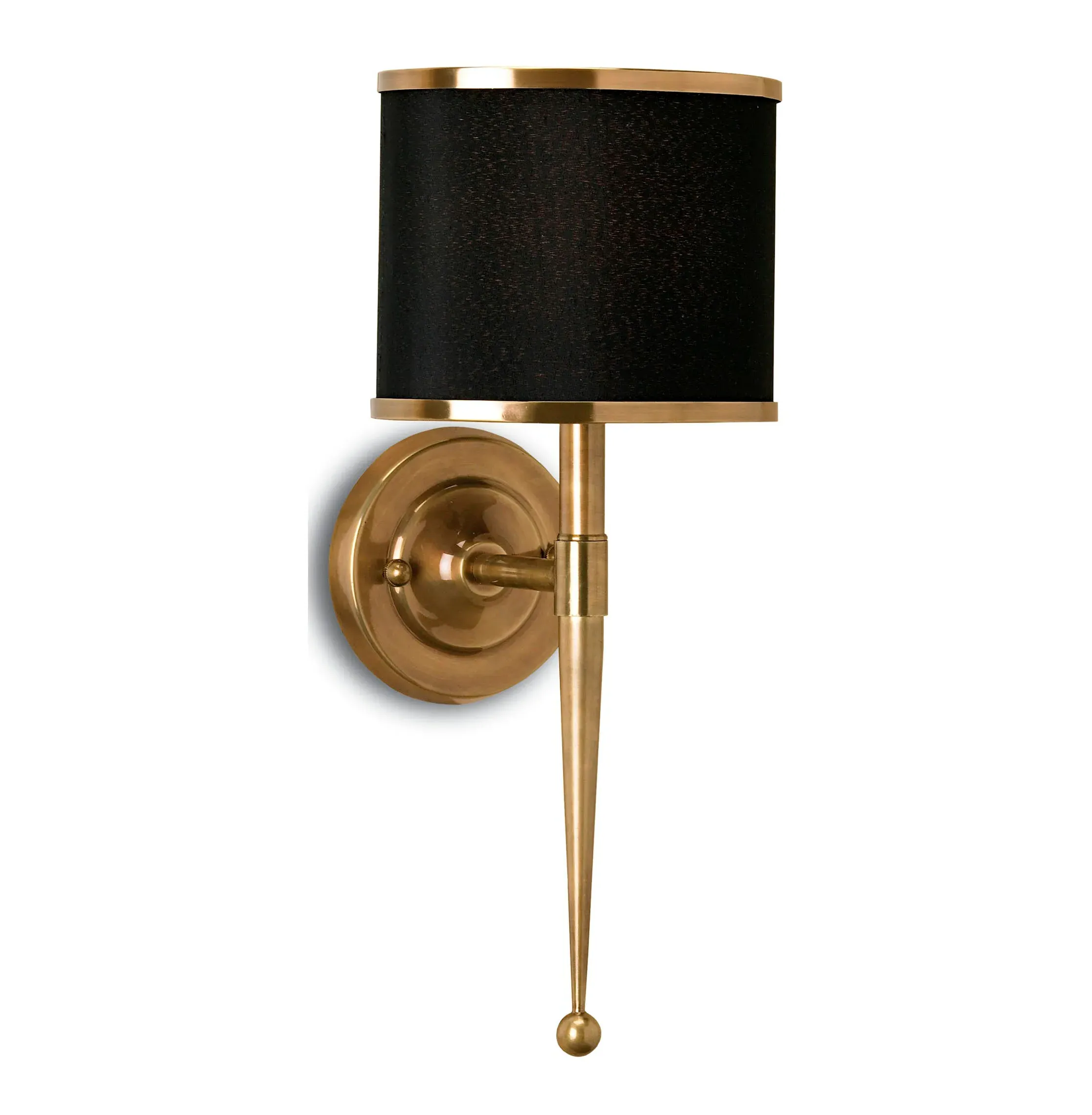 Primo Wall Sconce - Black, Brass