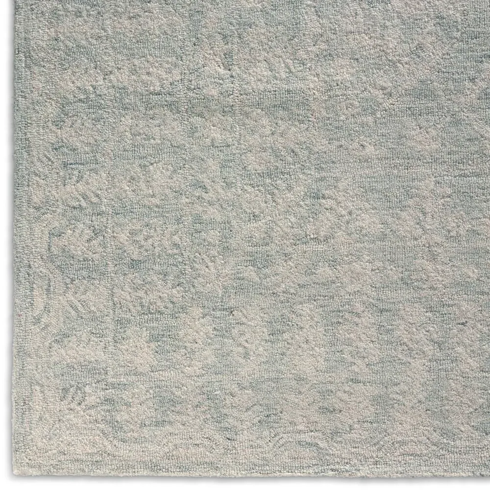 Primrose Sample Floral Patterned Rug - Cream, Wool