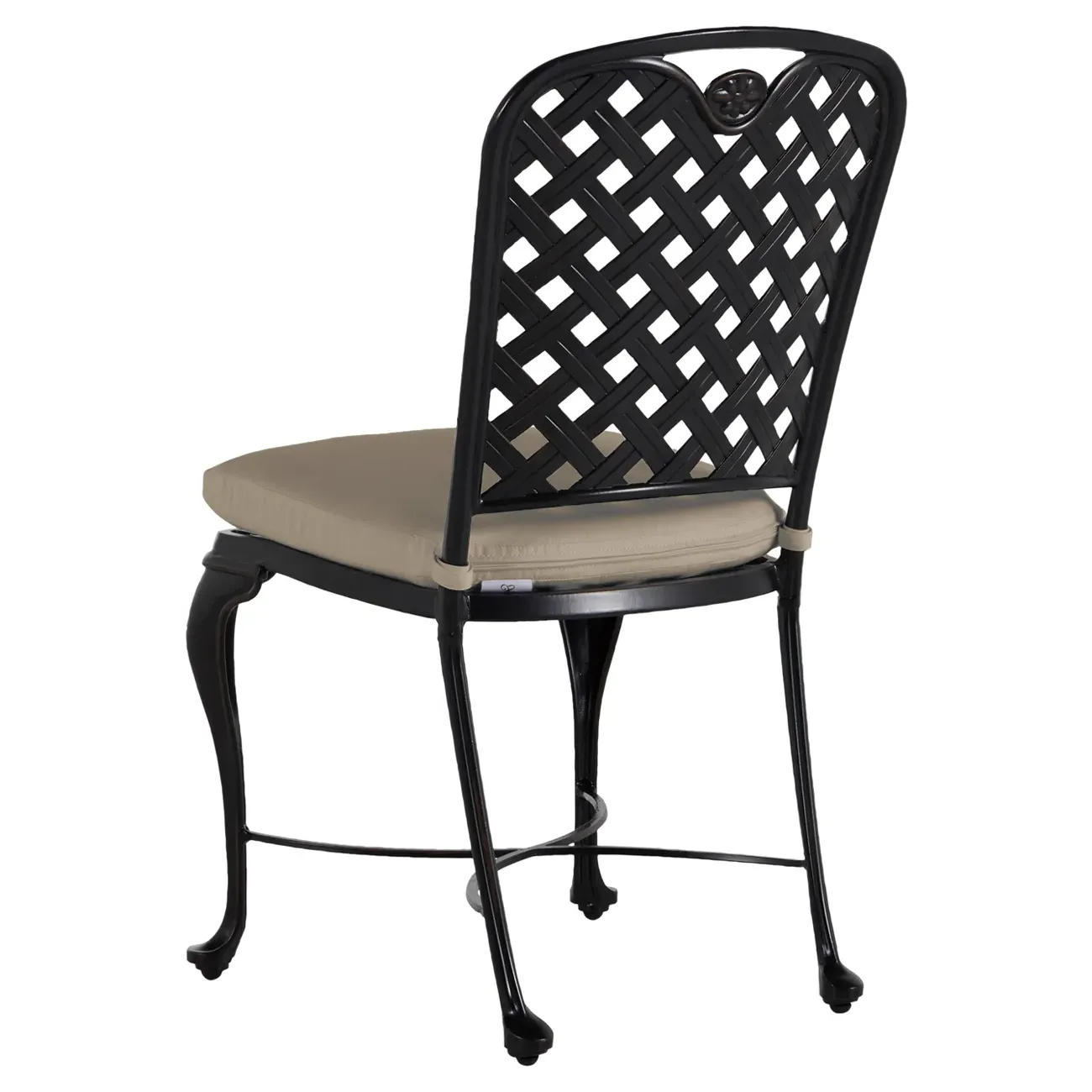 Provance Outdoor Dining Chair - Beige, Cast Aluminum
