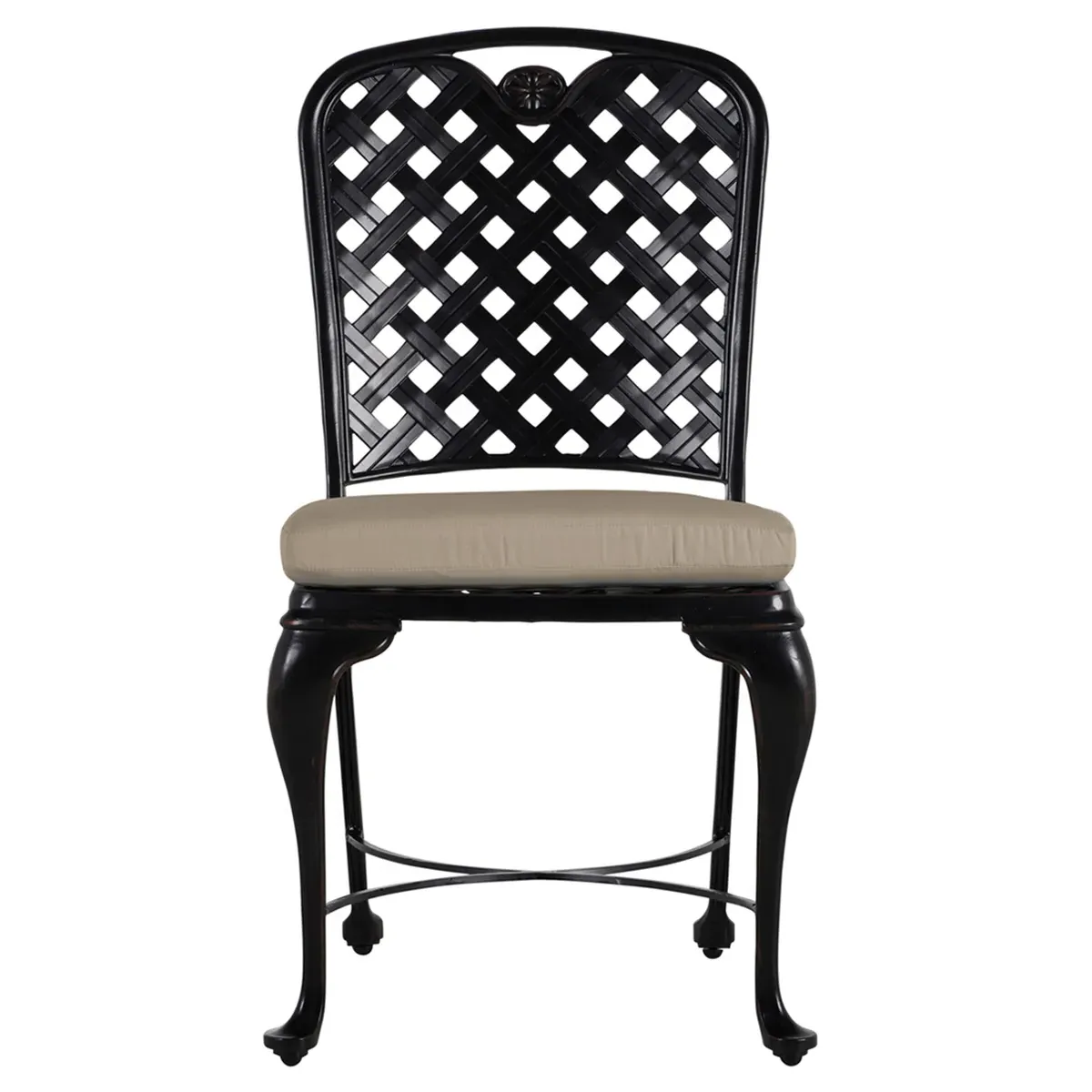 Provance Outdoor Dining Chair - Beige, Cast Aluminum image