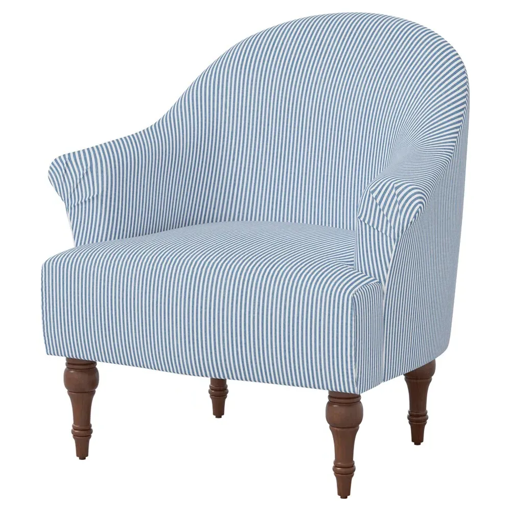 Prudence Cambridge Blue Chair - Cotton