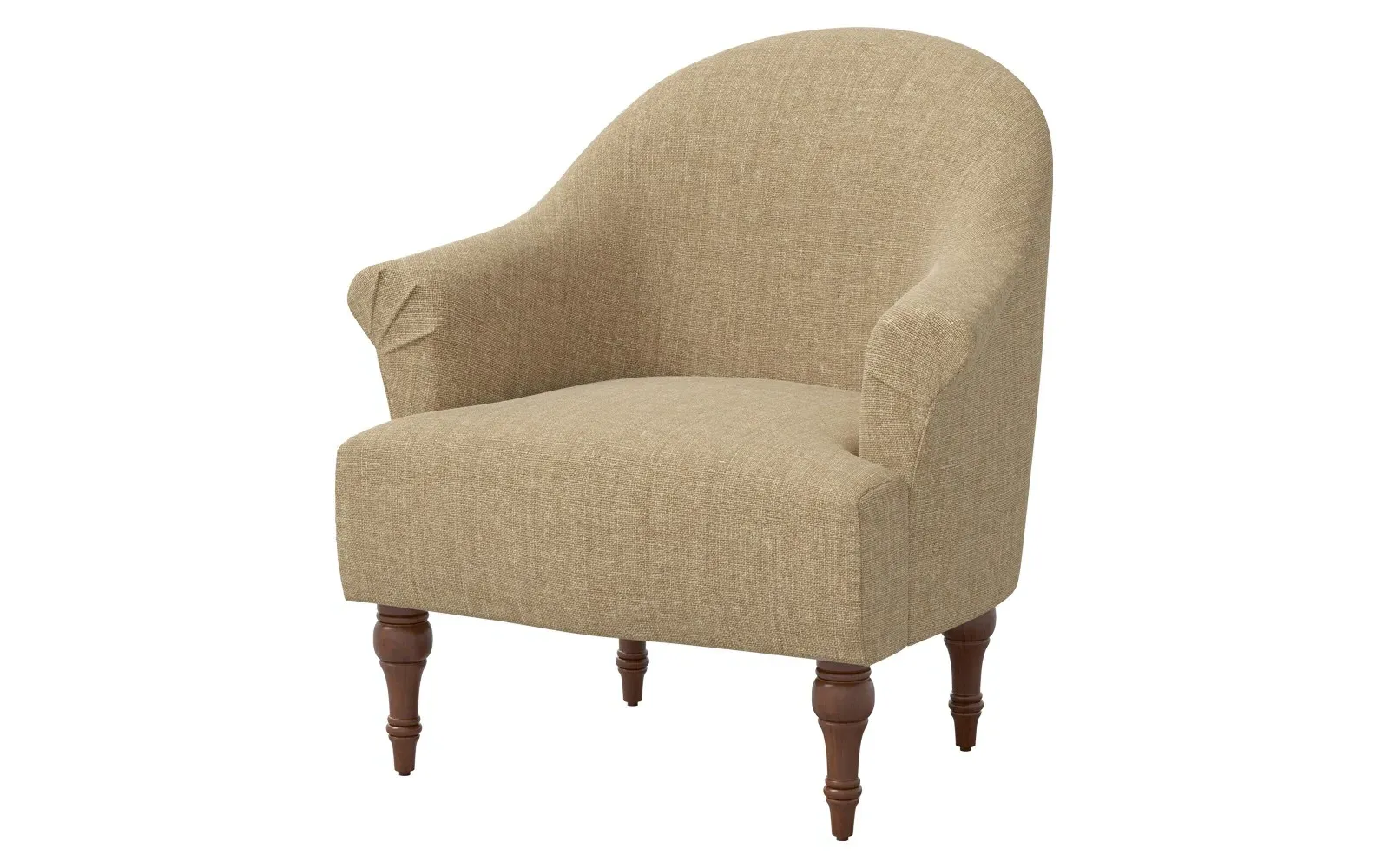 Prudence Honeycomb Chair - Brown, Linen