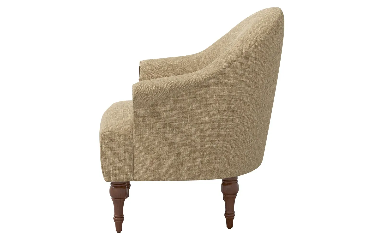 Prudence Honeycomb Chair - Brown, Linen