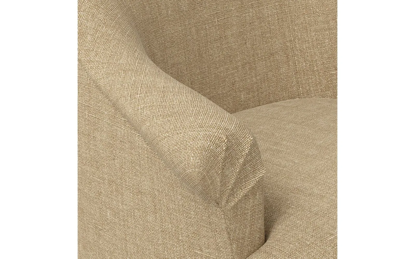 Prudence Honeycomb Chair - Brown, Linen