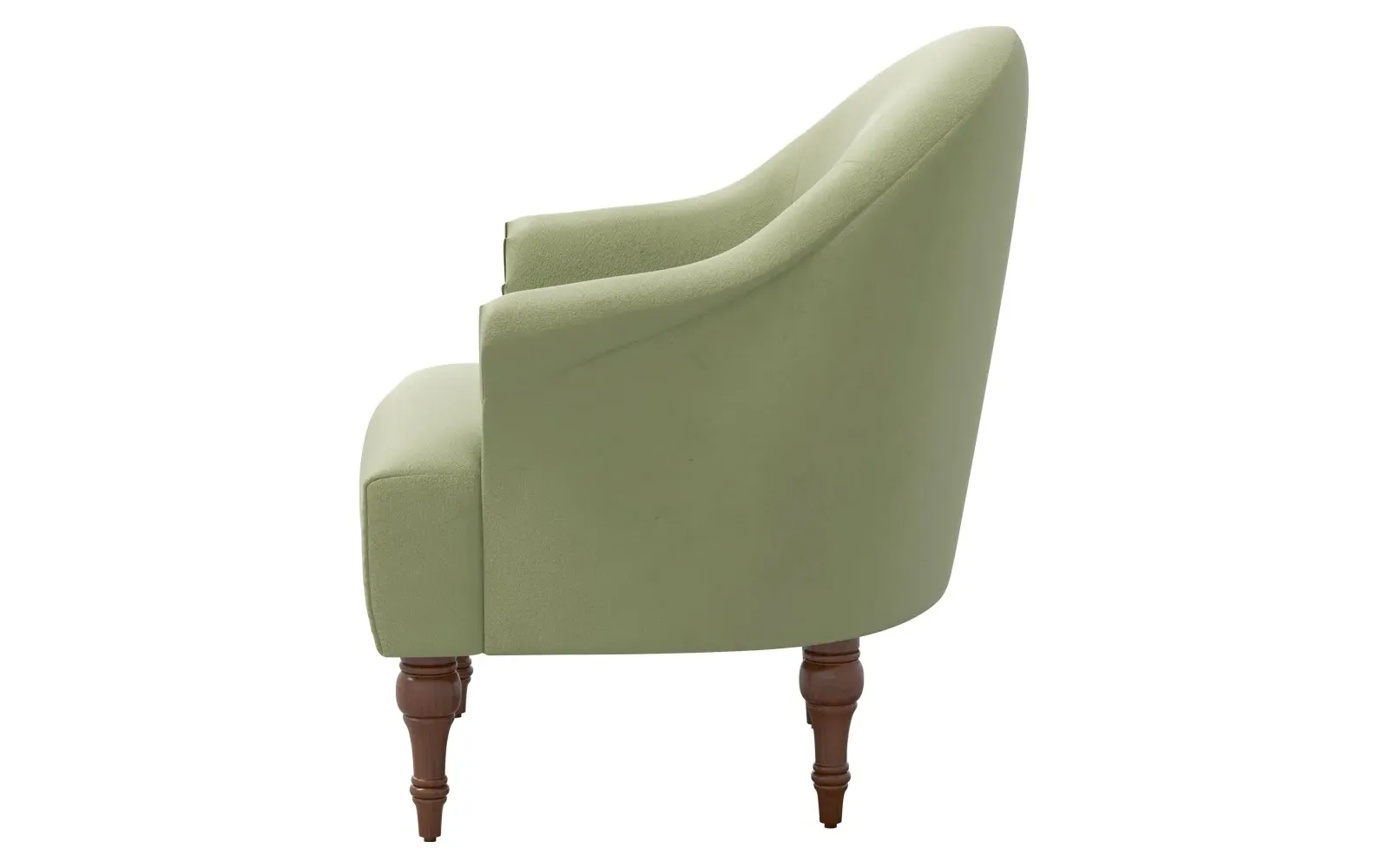 Prudence Performance Velvet Chair - Thyme