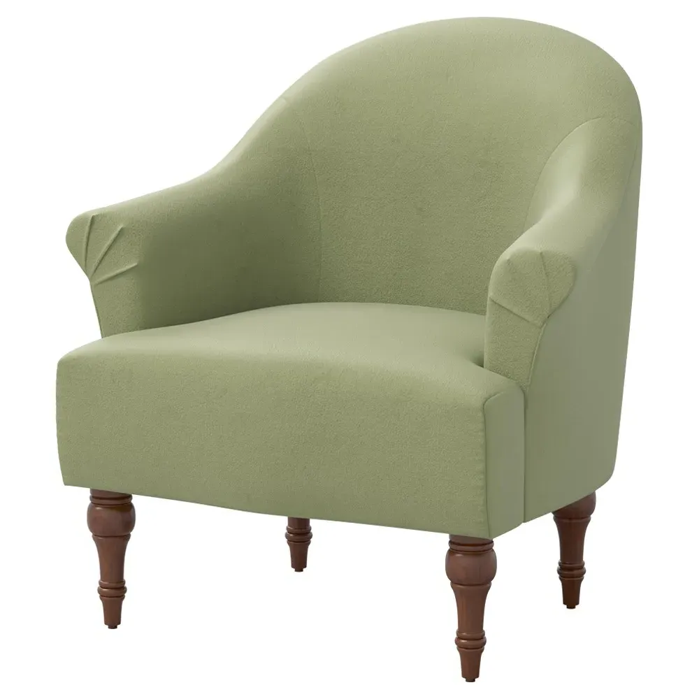Prudence Performance Velvet Chair - Thyme image