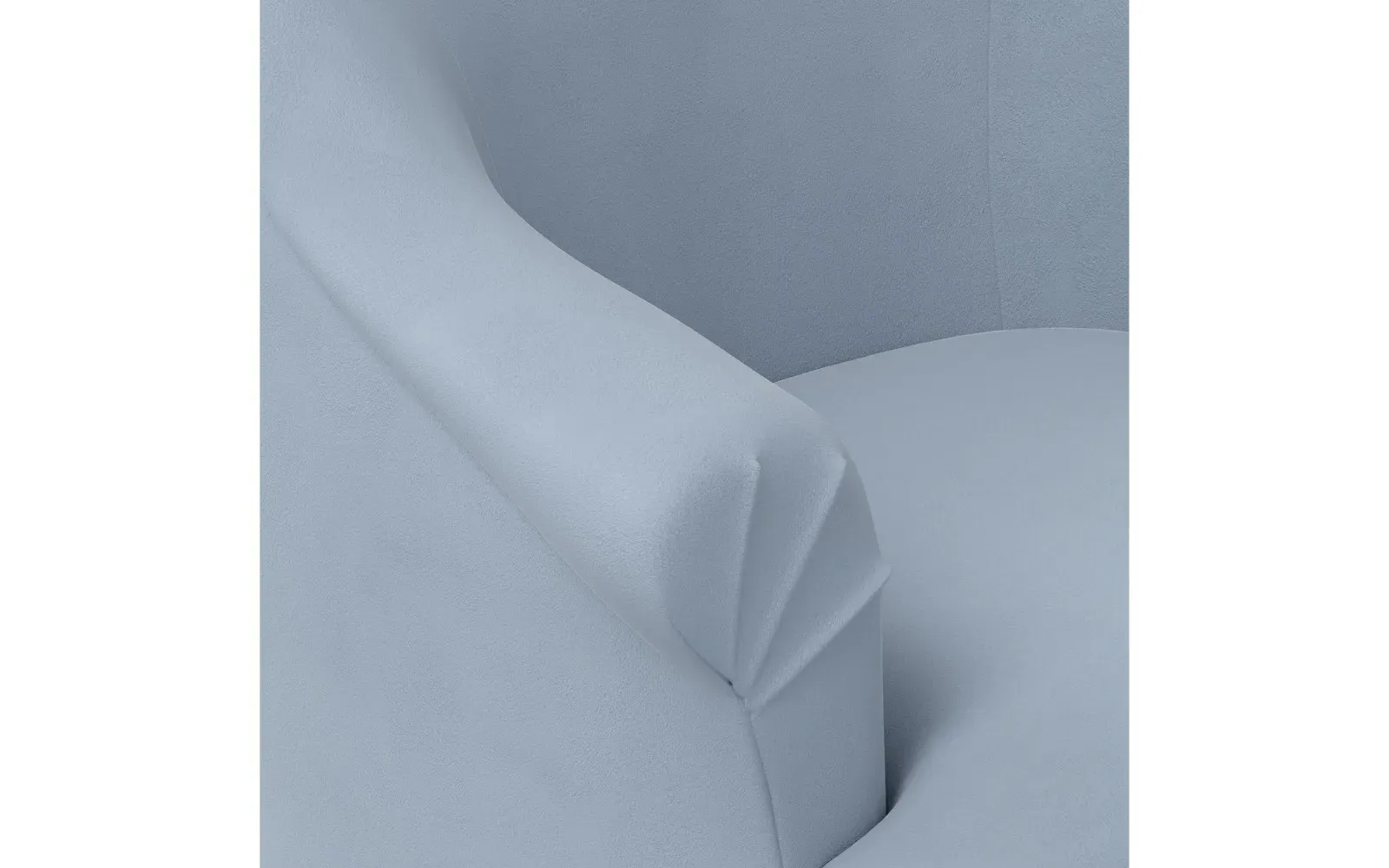 Prudence Tidal Wave Chair - Performance Velvet
