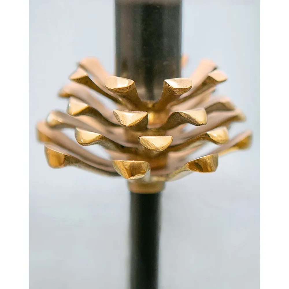 Psalmara Pinecone Buffet Table Lamp - Antique Brass