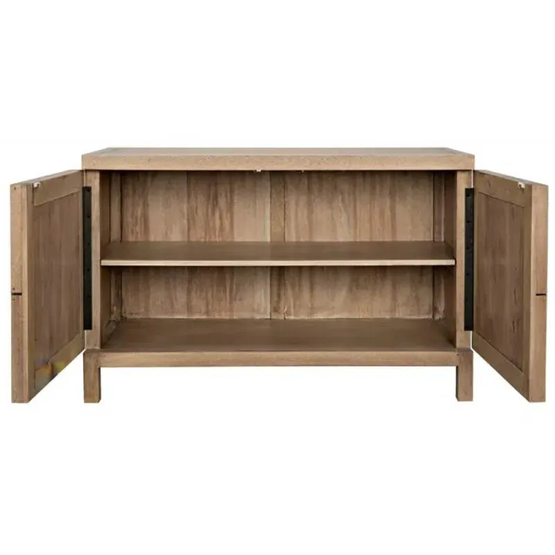 Quen Diamond 2 Door Sideboard - Brown, Walnut