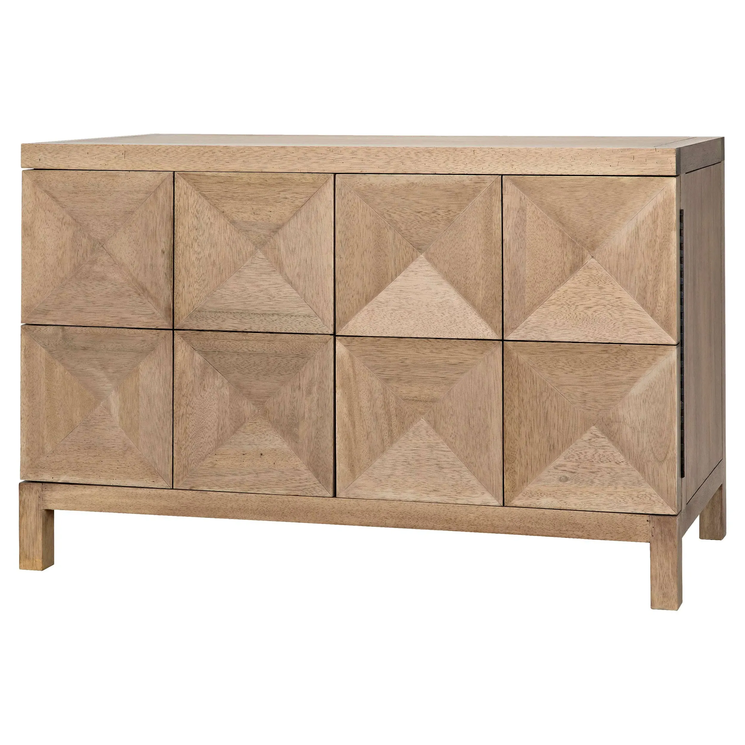 Quen Diamond 2 Door Sideboard - Brown, Walnut image