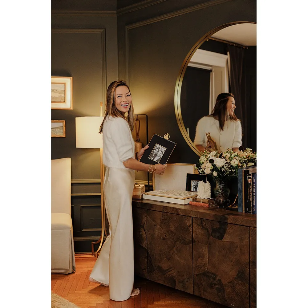 Quentin 4x4 Wall Photo Frame - Blue, Metal