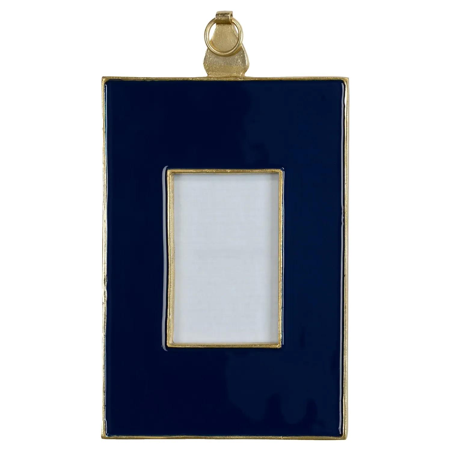 Quentin 4x6 Wall Photo Frame - Blue, Metal