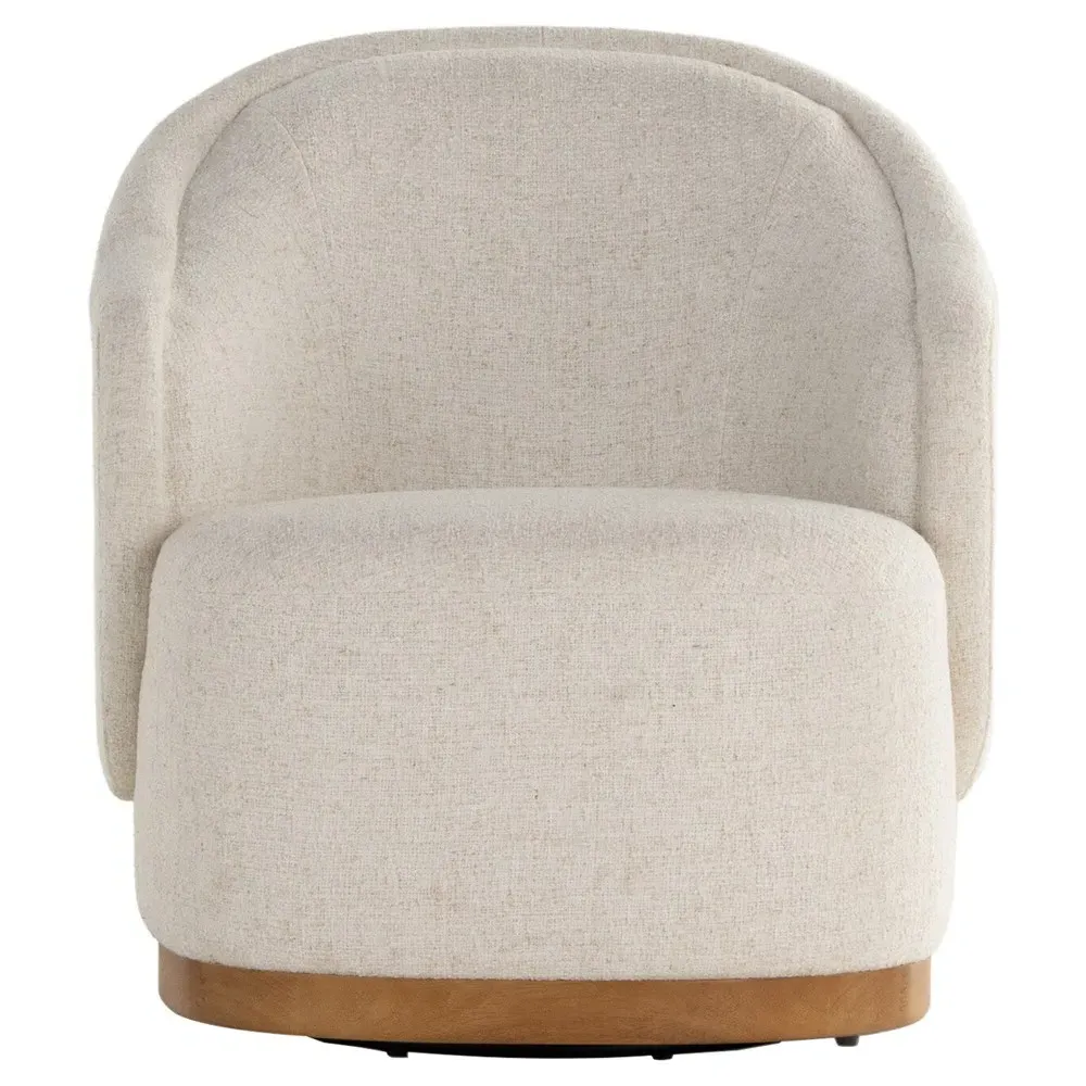 Quentin Swivel Chair - Cream