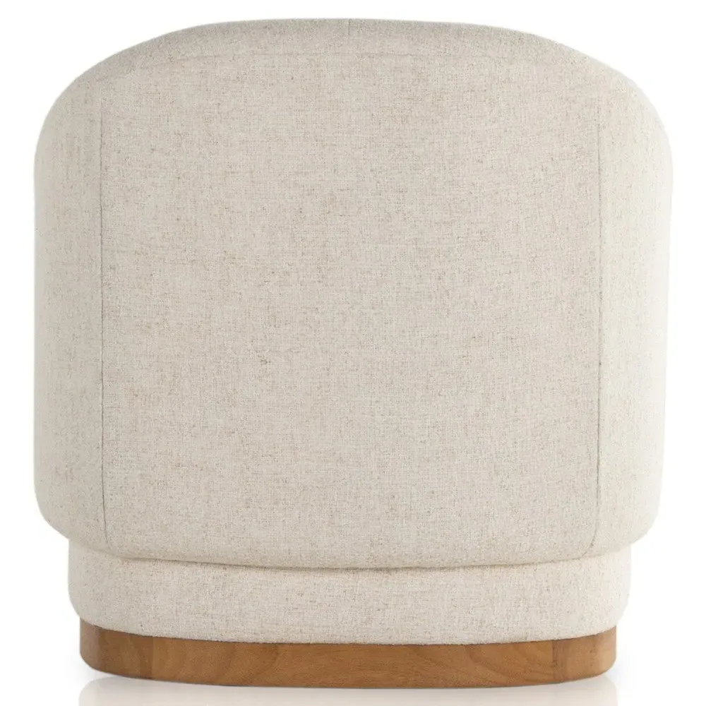 Quentin Swivel Chair - Cream