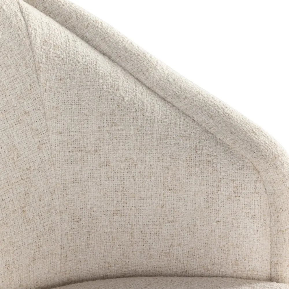 Quentin Swivel Chair - Cream