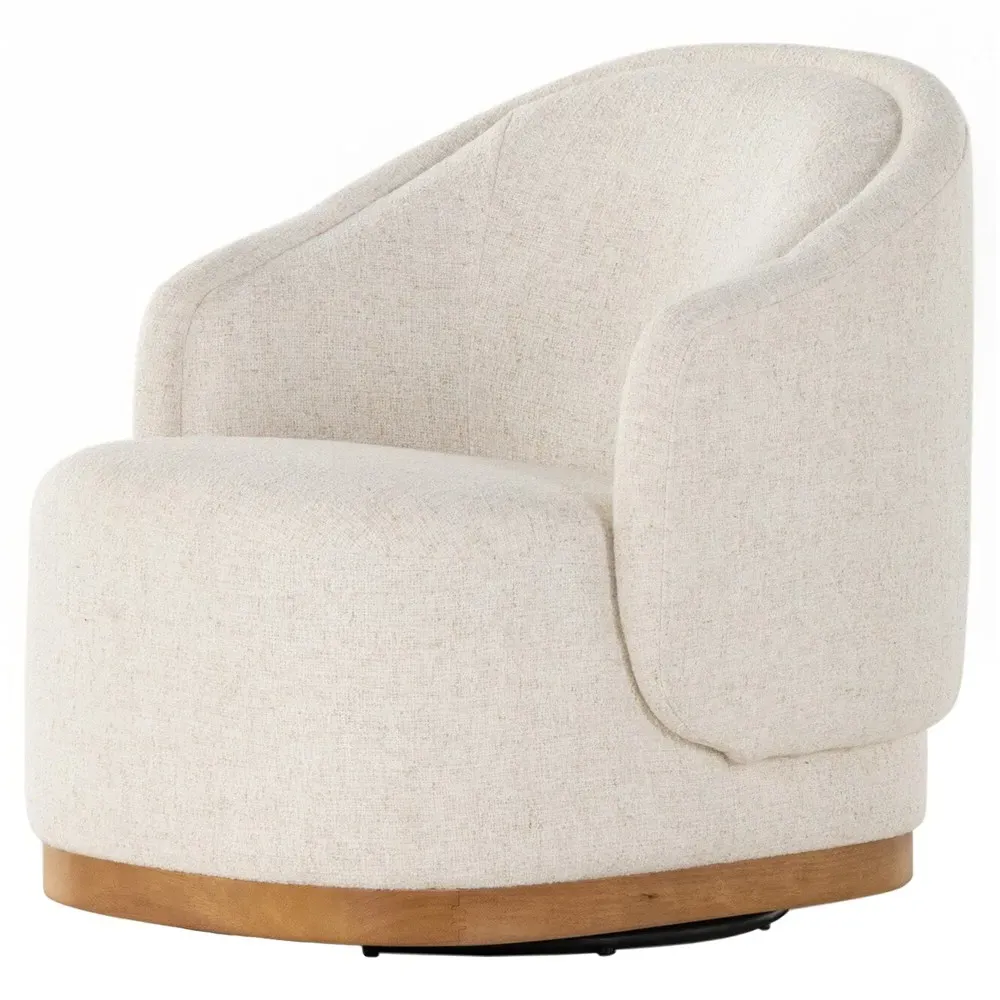 Quentin Swivel Chair - Cream image
