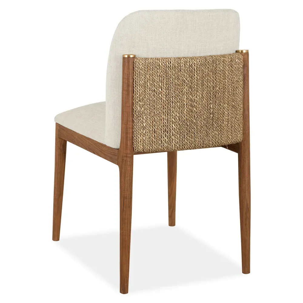 Quest Coastal Beach Dining Chair - Brown, Teak