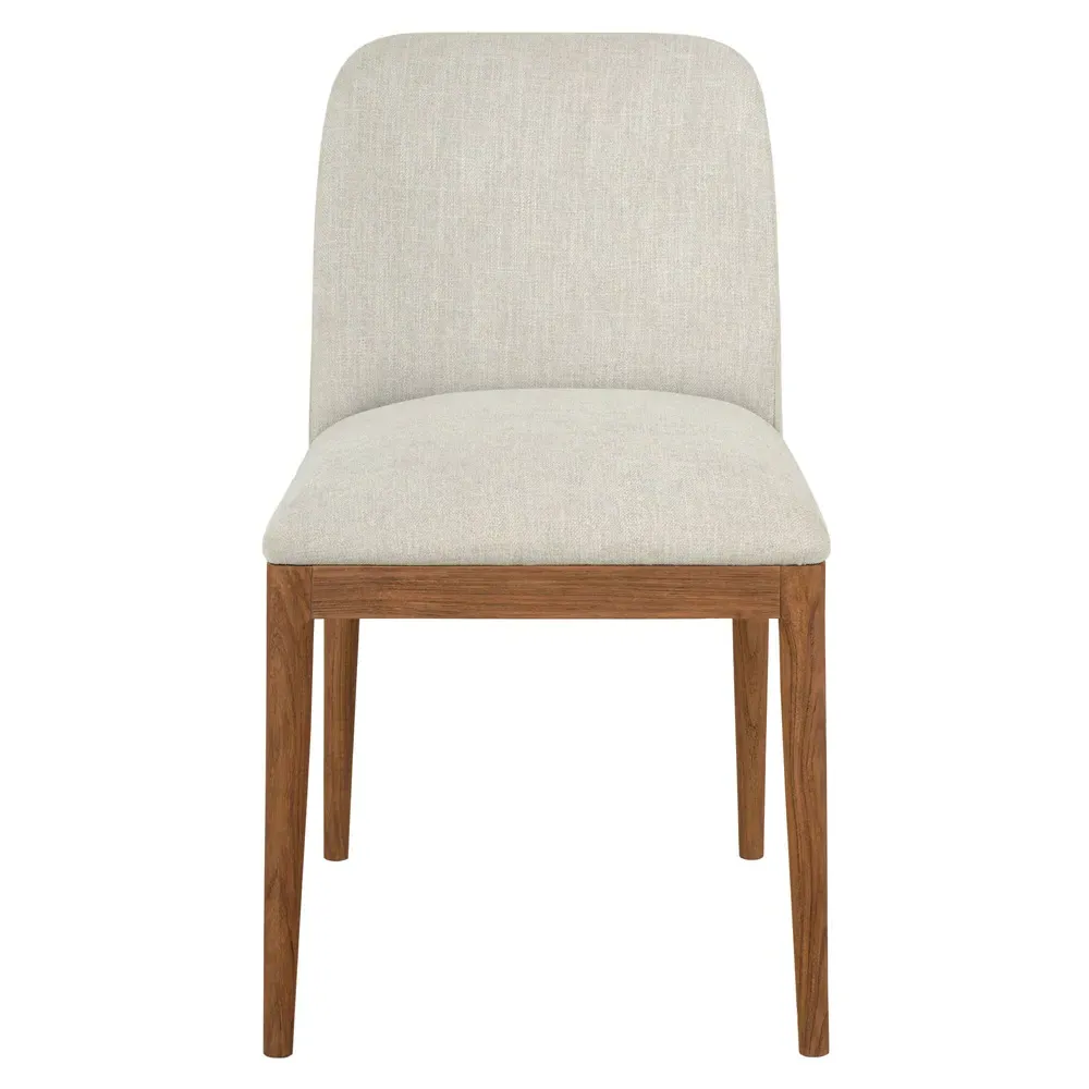 Quest Coastal Beach Dining Chair - Brown, Teak image