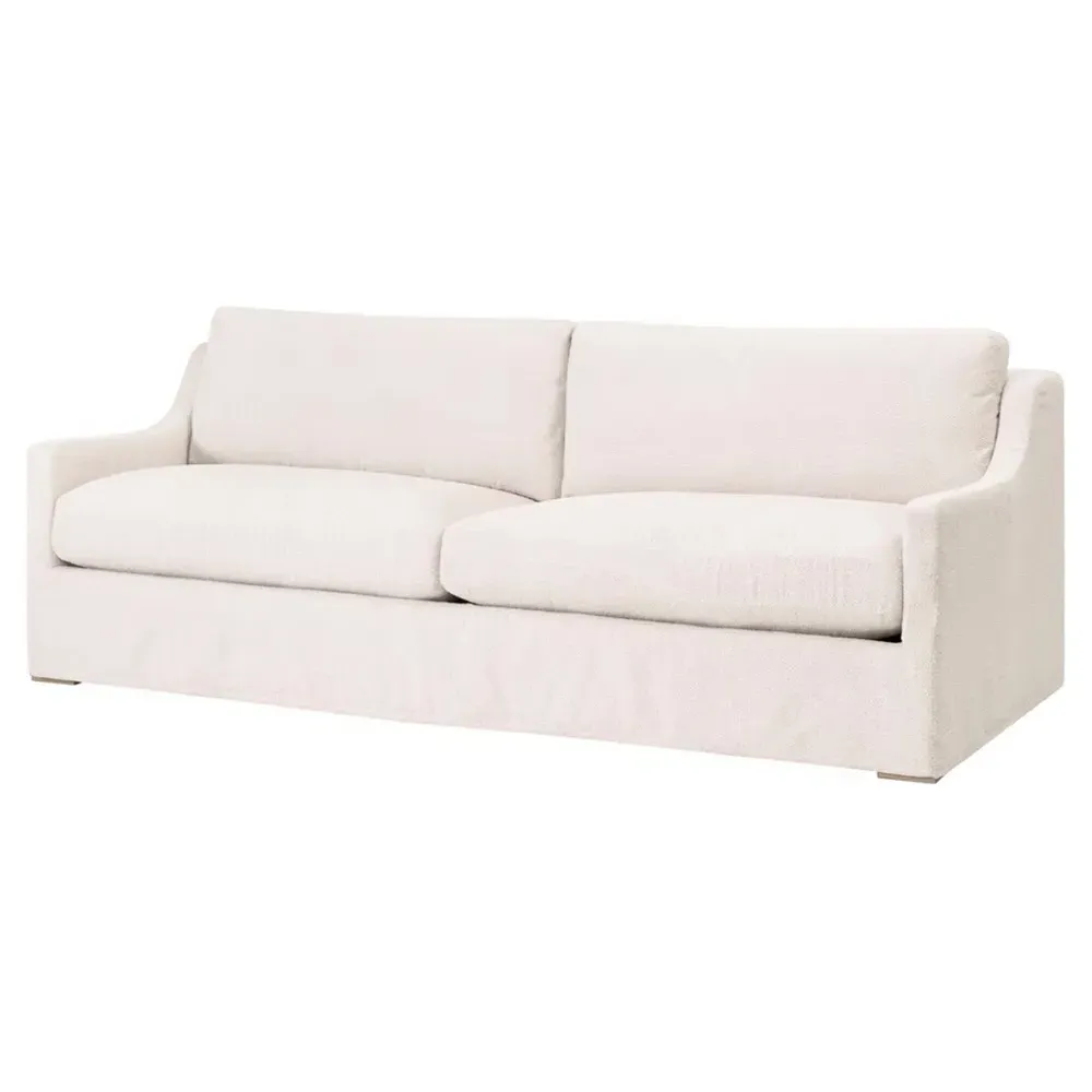 Quinla Outdoor Slipcovered Sofa - Cream