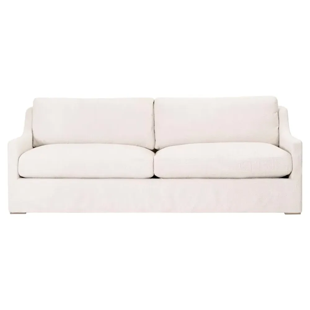 Quinla Outdoor Slipcovered Sofa - Cream