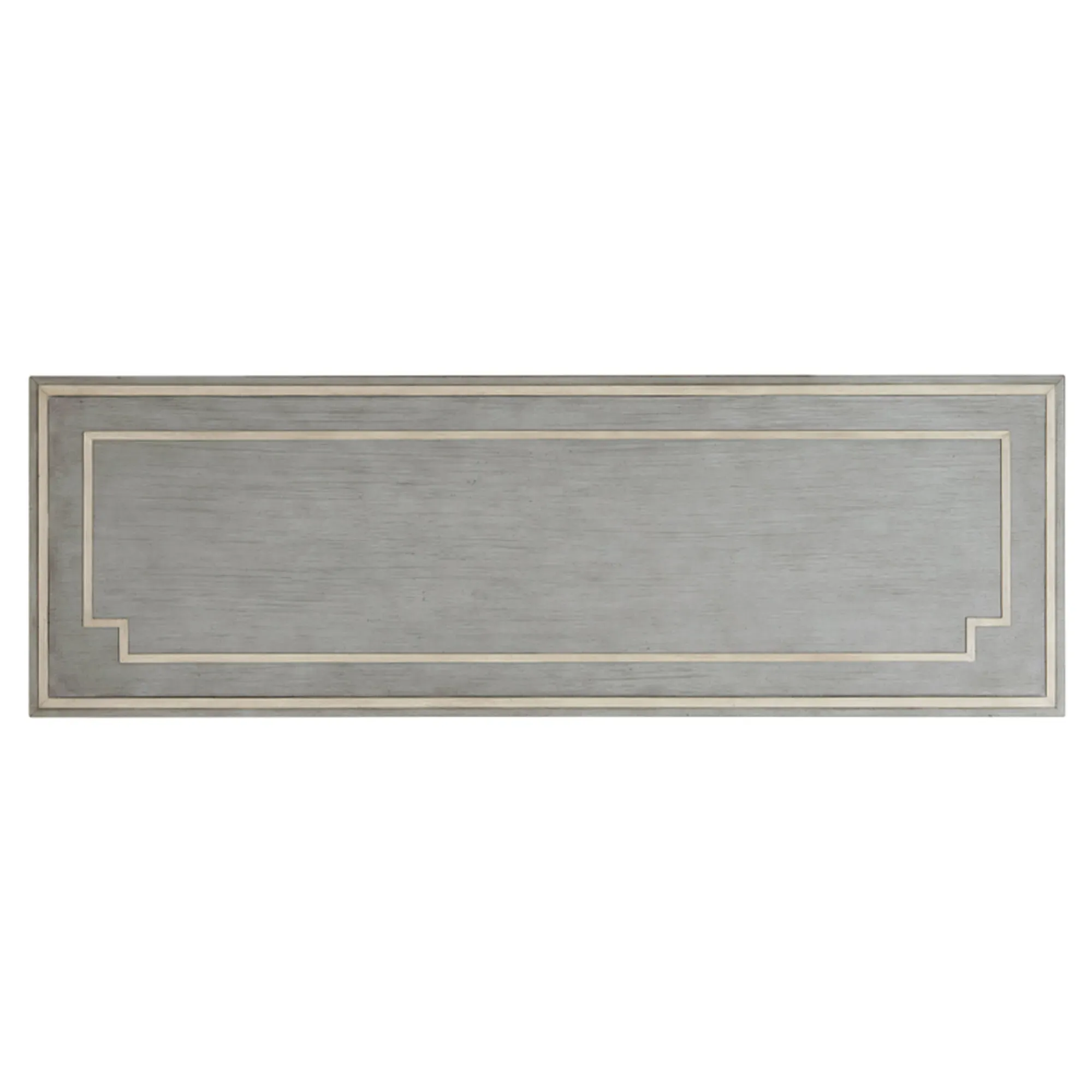 Quinn Fretwork Cabinet - Grey, Mahogany