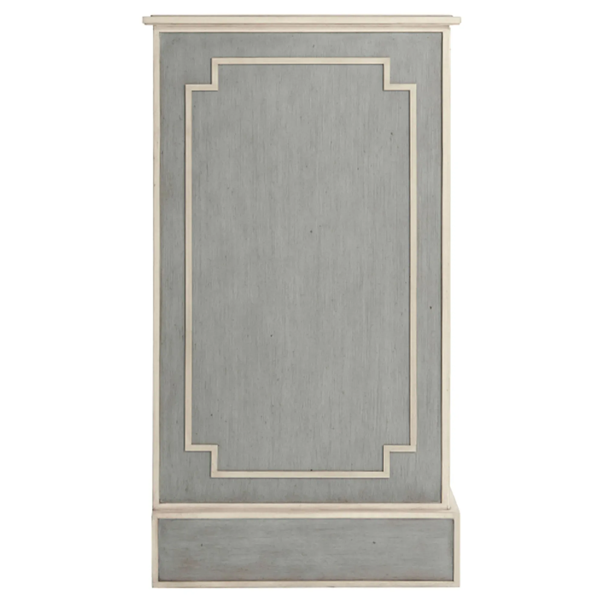 Quinn Fretwork Chest - Grey, Wood