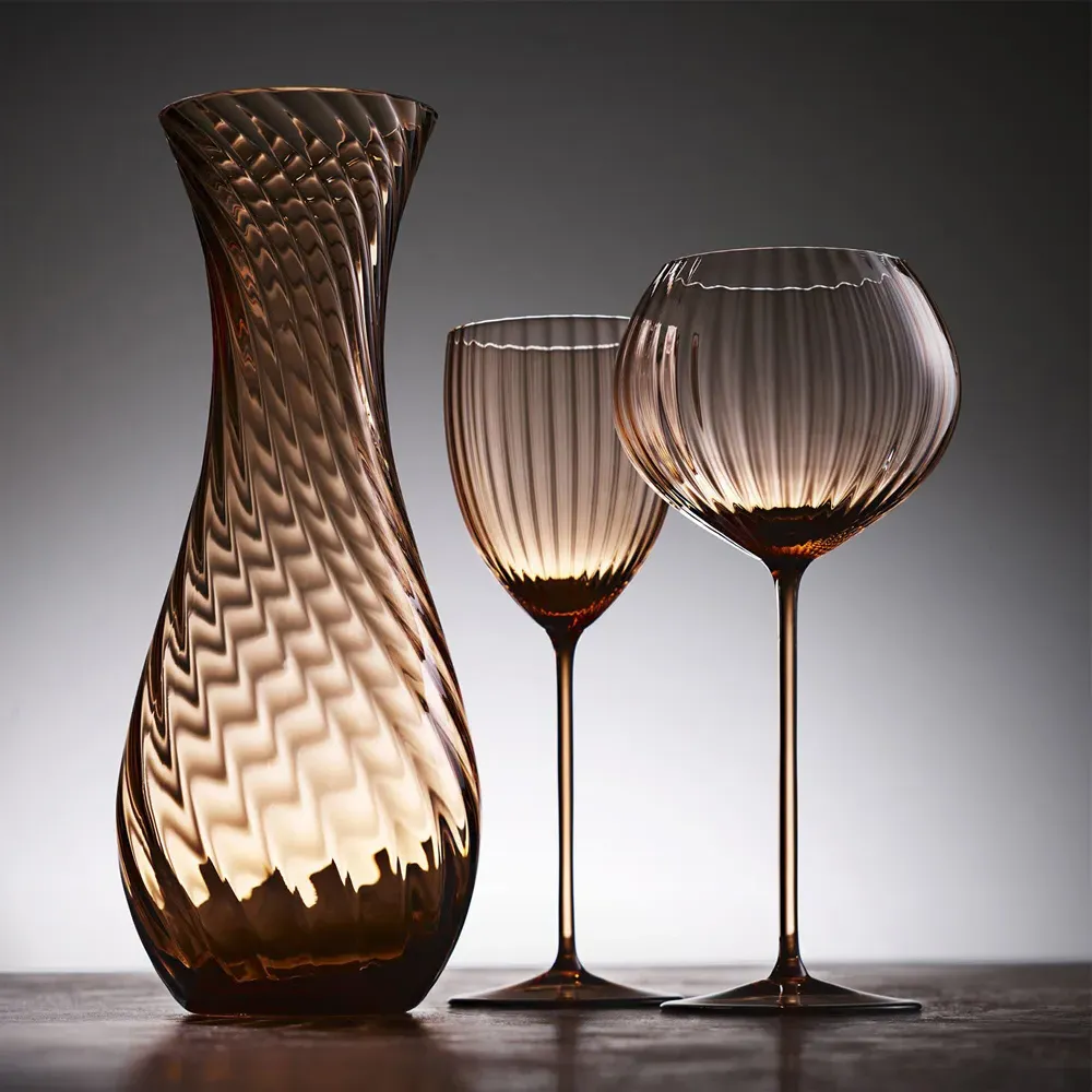 Quinn Glass Carafe - Amber