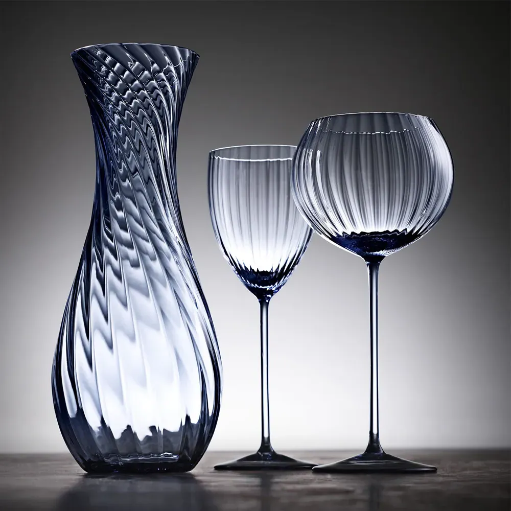 Quinn Glass Carafe - Ocean