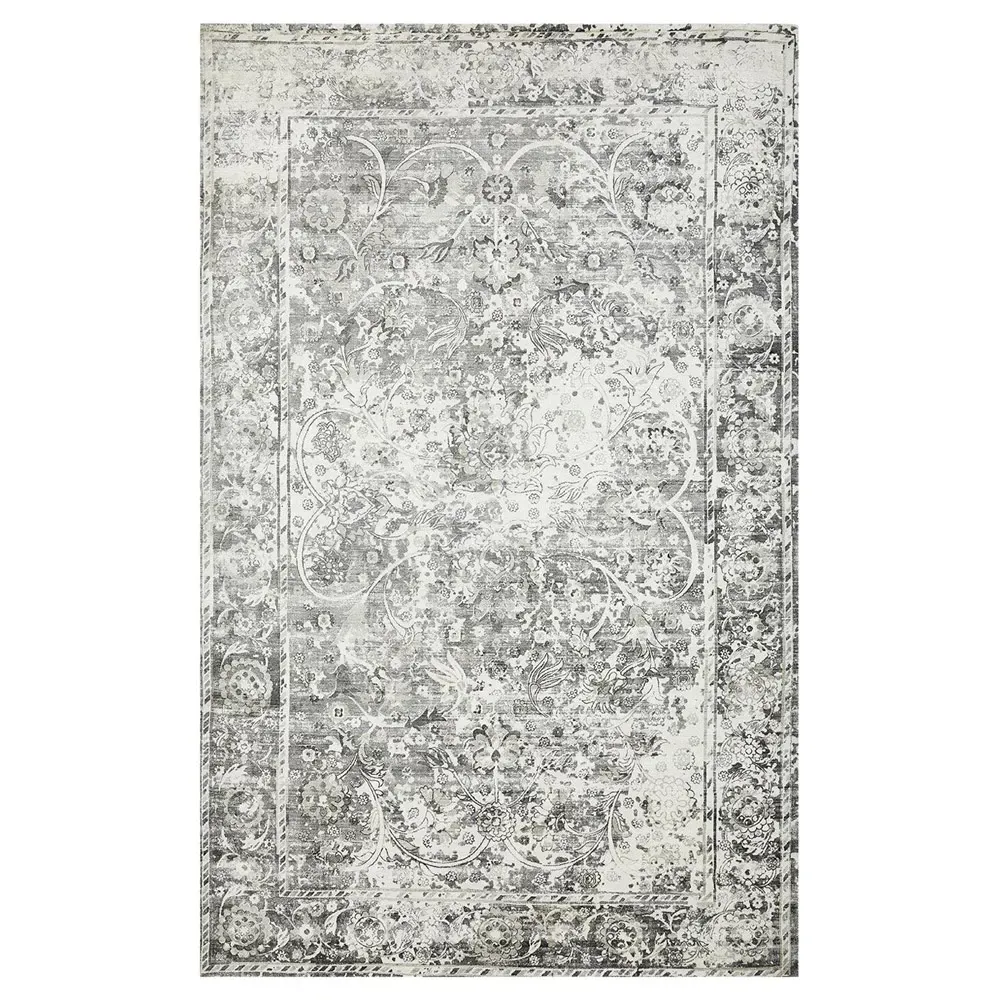 Rachel Global Bazaar Patterned Rug - Shadow Grey, Viscose image