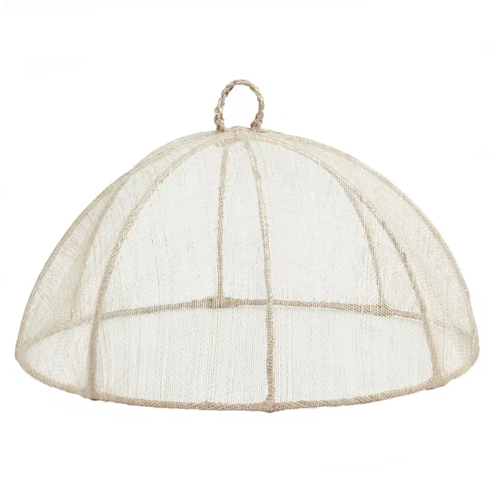 Rachel Large Food Cover Set of 4 - Beige, Sinamay