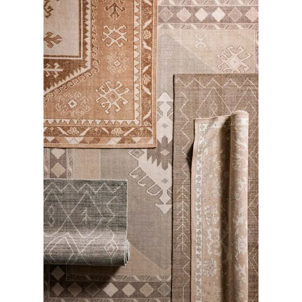 Radko Hand Knotted Rug - Brown, Cotton