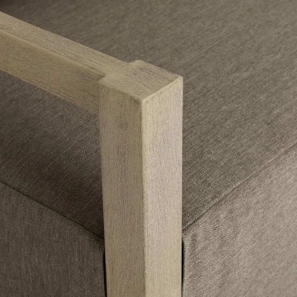 Rafael Corner Sectional - Brown, Teak