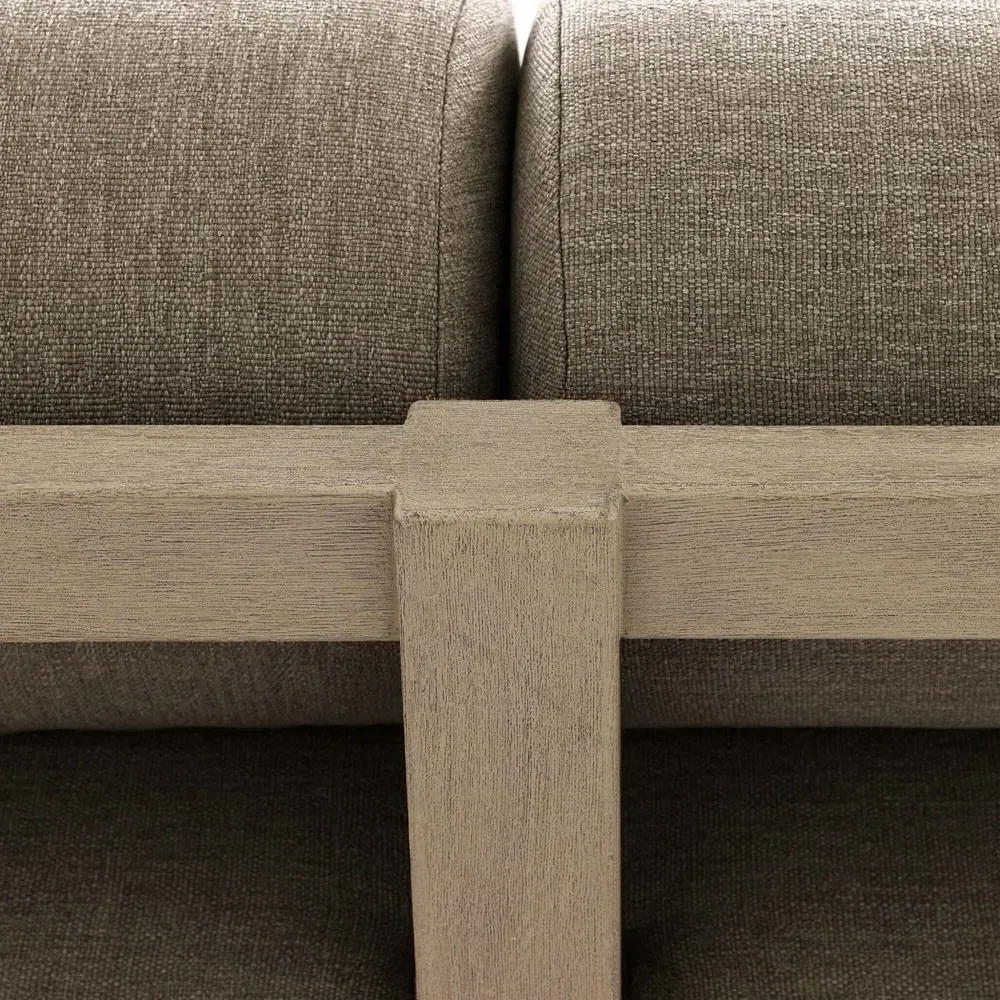 Rafael Corner Sectional - Brown, Teak