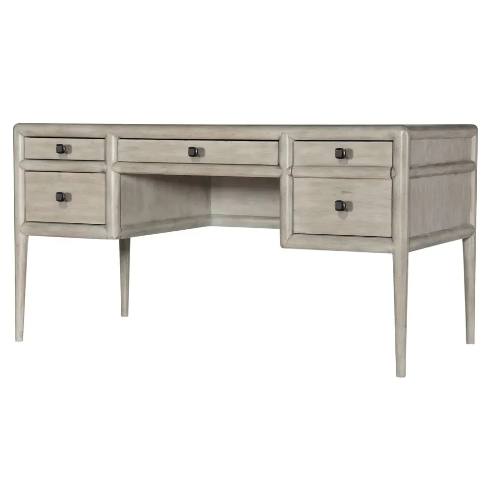 Rafael Office Desk - Grey, Alder Wood image